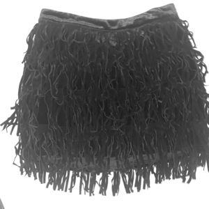Skirt with tassels